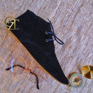 Zapato Reno Negro Perforado